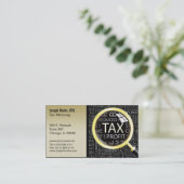 carte de visite de l' avocat fiscal (Debout devant)