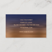 Carte de visite de la bande de cuivre et de la mar (Dos)