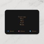 Carte de visite de la batterie personnalisable (Dos)