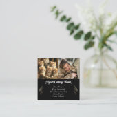 Carte de visite de la batterie personnalisée avec (Debout devant)