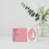 Carte de visite de la beauté #5 (Debout devant)