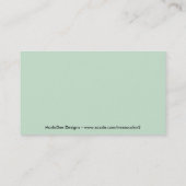 Carte de visite de la beauté #5 (Dos)