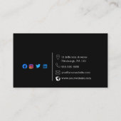 Carte de visite de la boulangerie (Dos)