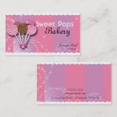 Carte de visite de la boulangerie de pâtisserie de (Devant / Derrière)