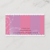 Carte de visite de la boulangerie de pâtisserie de (Dos)