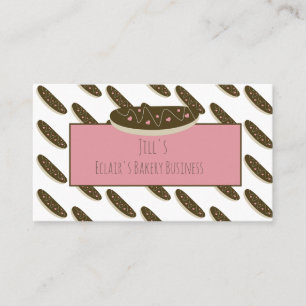 Carte de visite de la boulangerie Eclair Donuts He