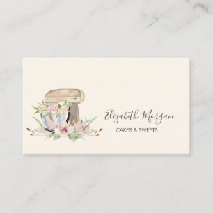 Carte de visite de la boulangerie Retro Mixer Flow