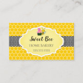 Carte de visite de la boulangerie Sweet Honey Bee  (Devant)