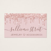 Carte de visite de la Boutique Bijoux en Parties s (Devant)