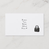 Carte de visite de la boutique d'accessoires de mo (Dos)