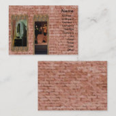 Carte de visite de la boutique de mode (Devant / Derrière)