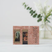 Carte de visite de la boutique de mode (Debout devant)