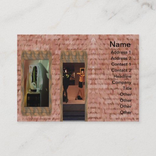 Carte de visite de la boutique de mode (Devant)