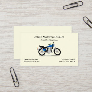 Carte de visite de la boutique de revendeur de mot