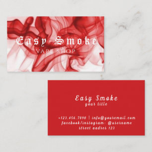 Carte de visite de la boutique de vape Corolful Sm