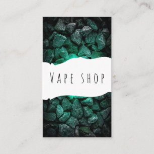 Carte de visite de la boutique de vape de cigarett