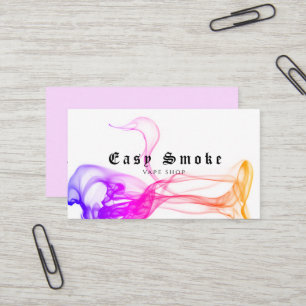 Carte de visite de la boutique de vapotage Corolfu