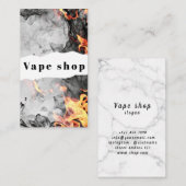 Carte de visite de la boutique de vapotage Fumer (Devant / Derrière)