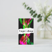 Carte de visite de la boutique de vapotage Fumer (Debout devant)