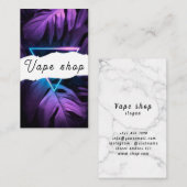 Carte de visite de la boutique de vapotage Fumer (Devant / Derrière)