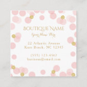 Carte de visite de la boutique Princess Crown Pink (Dos)