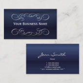 Carte de visite de la Boutique Royal Blue (Devant / Derrière)