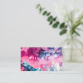 Carte de visite de la boutique Vape Fumée rose (Debout devant)