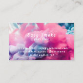 Carte de visite de la boutique Vape Fumée rose (Dos)