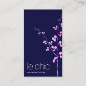 Carte de visite de la branche Feuille bleue de la  (Devant)