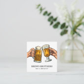 Carte de visite de la brasserie Bar Beer (Debout devant)