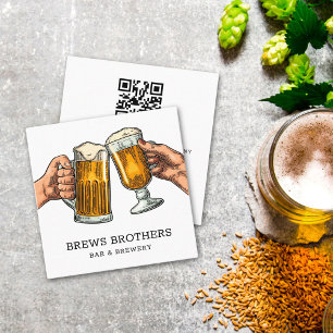 Carte de visite de la brasserie Bar Beer