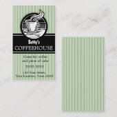 Carte de visite de la cafétéria (Devant / Derrière)