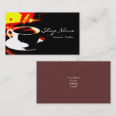 Carte de visite de la cafétéria (Devant / Derrière)