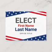 Carte de visite de la campagne électorale patrioti (Devant)