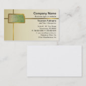 Carte de visite de la carte du Kansas (Devant / Derrière)