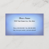 Carte de visite de la carte mondiale 2 (Dos)