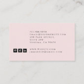 Carte de visite de la carte Tarot Tech Nail (Dos)