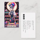 Carte de visite de la carte Tarot Tech Nail (Devant / Derrière)