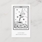 Carte de visite de la carte Tarot Tech Nail (Devant)