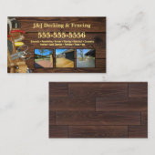 Carte de visite de la ceinture d'outil de pont et  (Devant / Derrière)