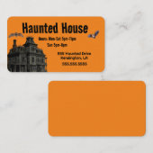 Carte de visite de la Chambre hanté (Devant / Derrière)