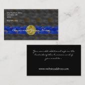 Carte de visite de la conception modelé par (Devant / Derrière)