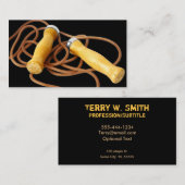 Carte de visite de la corde de vidage (Devant / Derrière)