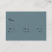 Carte de visite de la cosmétique (Dos)