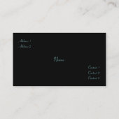 Carte de visite de la cosmétique (Dos)