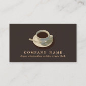 Carte de visite de la coupe du café (Devant)