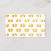 Carte de visite de la Couronne (Dos)