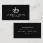 Carte de visite de la Couronne (Devant / Derrière)