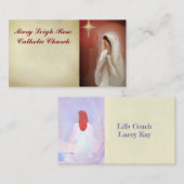 Carte de visite de la Croix de la Lumière Chrétien (Devant / Derrière)