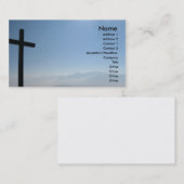 Carte de visite de la Croix-Noire (Devant / Derrière)